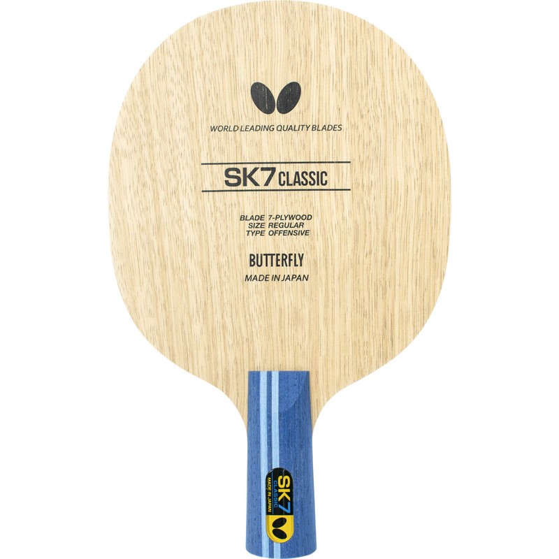 Butterfly Table Tennis Racket SK7 Classic-CS Penholder Chinese Style 7-Ply