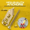 Ticfox Self-Drilling Expansion Screws, Pack of 50 Self-Drilling Dowels with