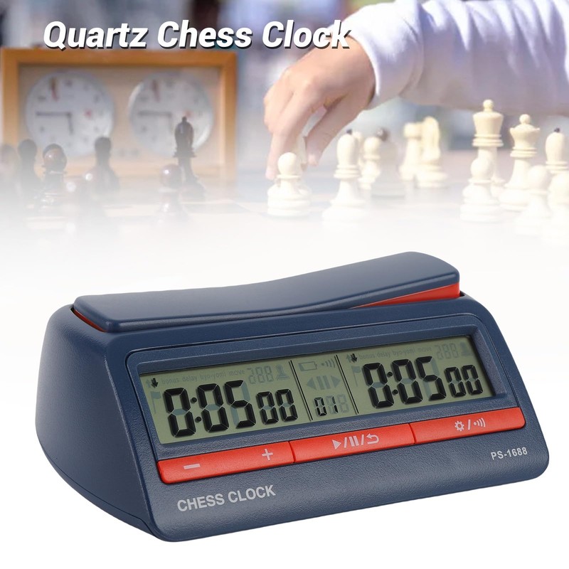 Chess Clock, Digital Chess Timer Professional with Memory Function for