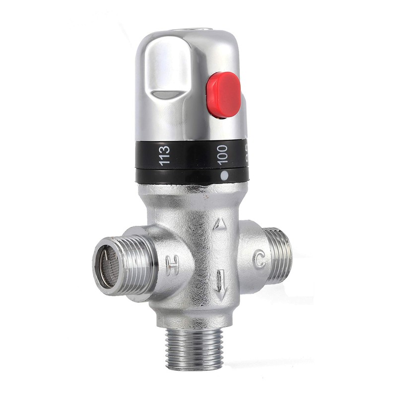 TreMax Thermostatic Mixing Valve,Shower Water Mixing Valve, With 1/2“G to