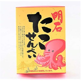 Kobe Souvenir Akashi Tako Senbei, 12 Pieces, Individual Packaging, Kobe Tarugo