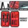 7-teiliges Maniküre Pediküre Set, Nagelknipser Set, Mode Edelstahl Nagelknipser Kit,