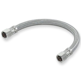 Eastman 48383 Ice Maker Connector, 1/4" X 1/4" Compression X 1' Length