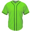 Pullonsy Solid Plain Baseball Jersey T-Shirts for Men Full Button