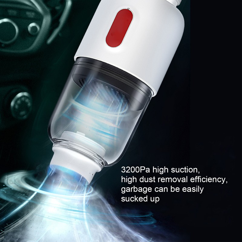 Handheld Vacuum Cleaner 3200Pa High Suction USB Charging Wireless Portable