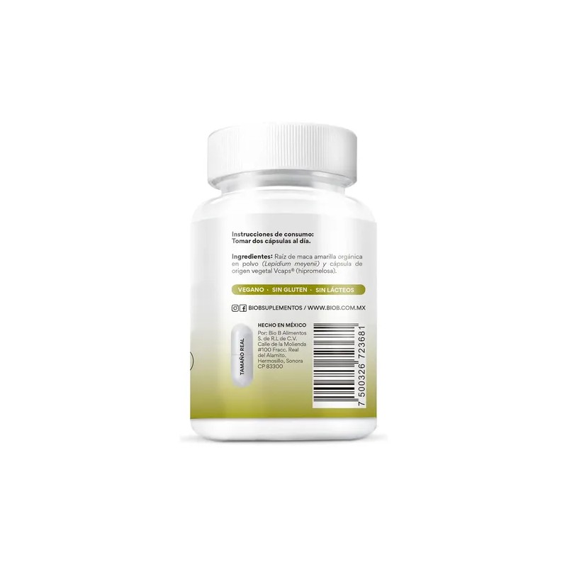 Bio B Maca 60 cápsulas veganas