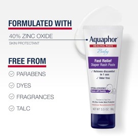 Aquaphor - Pasta para la rozadura del pañal del bebé y los bortes - 3.5 Oz.
