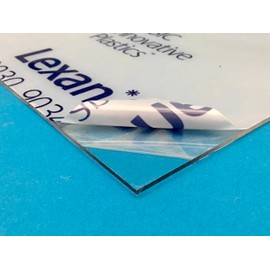 Clear Polycarbonate Lexan Sheet - 1/8" (12" x 24")
