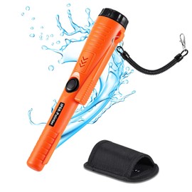 DewinLVD Metal Detector, Practical Metal Detector, 360° Highly Sensitive Detection, Waterproof to IP68, with Vibration Alarm