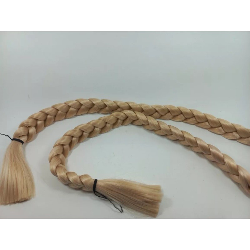 Bootleg Par De Trenzas Cabello Sintético 55 Cm Rubio