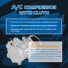 Vinomkii AC Air Conditioner Compressor with Clutch 88310-06240 Compatible with