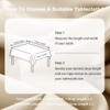 DWCN Table Cloth Wipe Clean Tablecloth Outdoor Table Cloth Waterproof