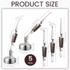 5 PCS Soldering Tweezers Set With Base 360° Rotation Fit
