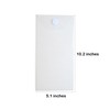 YESSART #10 Vertical Clear Plastic Envelopes 5 x 10 Money