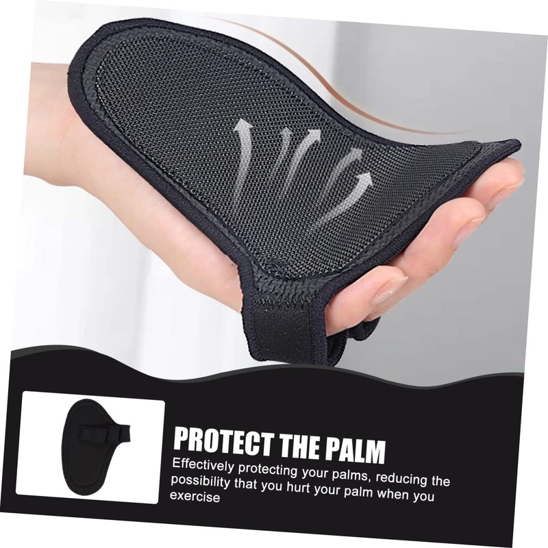 BESPORTBLE 3pairs Portable Fitness Grip Pads Comfortable Half Finger for