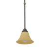 Yosemite Home Decor F053D01LTS 1 Mini Pendant, Light Tuscan Sand