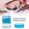 Eyelash Extension Tweezers Cleaning Tool Practical Wear-resistant Plastic Three-pack/40ml