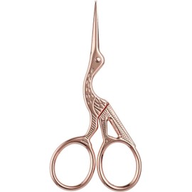 Cloth Shear High Durability Labor-saving Lightweight Tailor Scissor Cutting Tool Sewing Embroidery Shear for Home (Rose Gold)