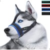 ILEPARK Nylon Dog Muzzle with Head Strap for Small, Medium,