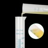 LOLYSIC 10 Pack 100ml Plastic Measuring Cylinders Durable Laboratory Test