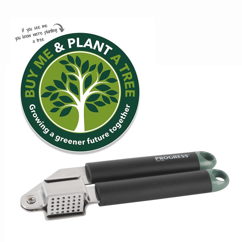 Progress BW09575GEU7 Garlic Press - Durable Stainless Steel, Easy Grip