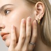 ZOCOYUU Gold Stud Set for Women,14k Gold Plated Cartilage Earring