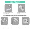 1PCS - Portable Handheld Bidet 14.1 oz- Lockable Nozzle Leak-Proof