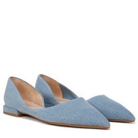 Franco Sarto Women's Neiman Ballet Flat, Denim, 7.5