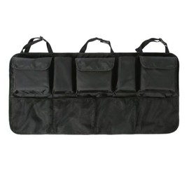 Lovgrin Organizador Maletero de Coche, Bolsa de Almacenamiento para Coche Impermeable Plegable de Gran Capacidad Organizador para Coche con 9 Bolsillos, con 9 Bolsillos 3 Correa Ajustable