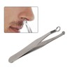 Nose Hair Tweezers, Multifunctional Stainless Steel with Round Tip Nose,