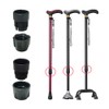 DeaHea 2 Pack Walking Cane Tightening Nut Replacement Walking Stick