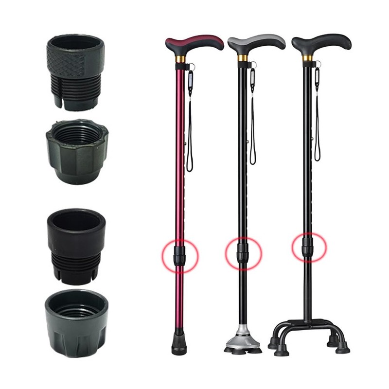 DeaHea 2 Pack Walking Cane Tightening Nut Replacement Walking Stick