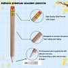 Adhere 25pcs Golf Pencils with eraser Hexagon Wooden Pencils with