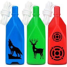 Hikeen 3 Small Bottle Shooting Targets with Hanging Rope for Target Practice, Ideal for Indoor and Outdoor Gun Ranges