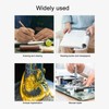 20X Folding Magnifying Glass Portable Rechargeable Pocket Magnifier with LED