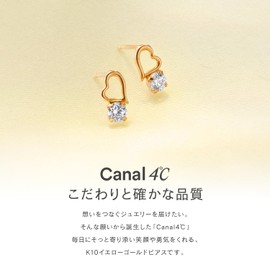canal 4°C 151136153002 K10 Yellow Gold (YG) Earrings