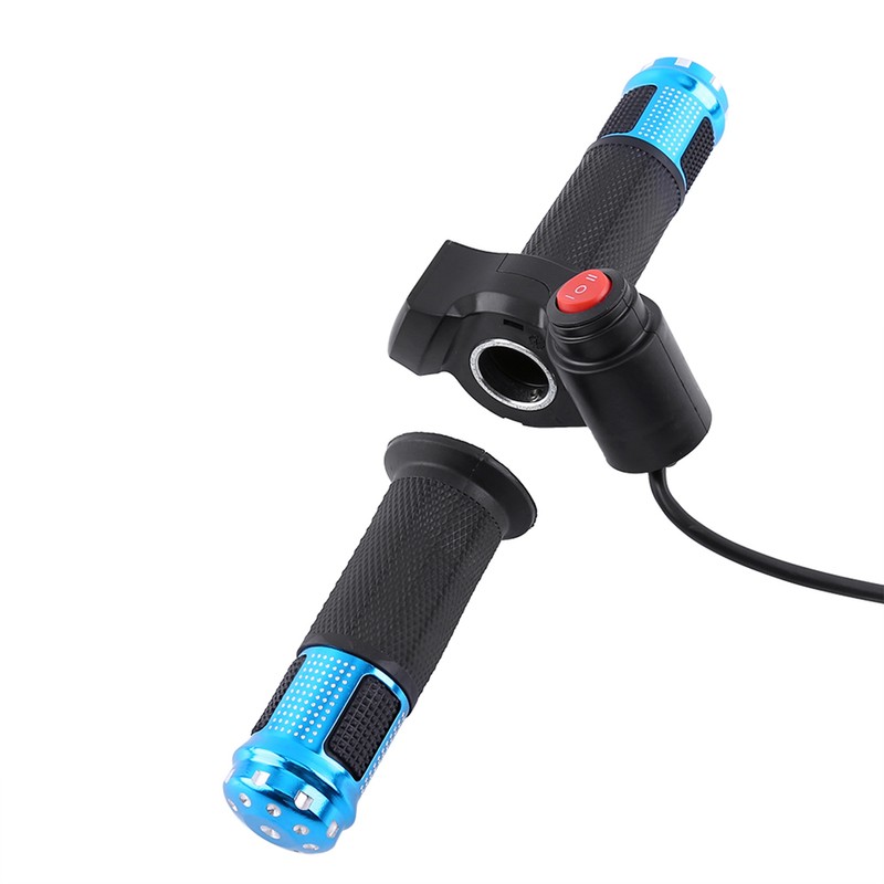 Twist Throttle Grips 3 Speed With LED Display Screen Handle
