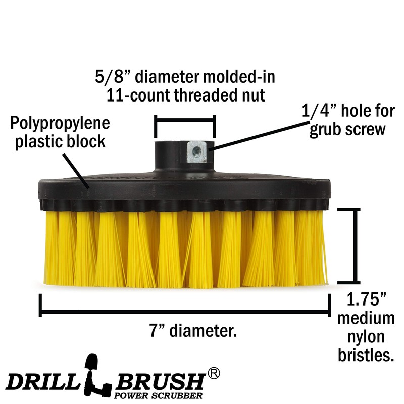 Bathroom Accessories - Cleaning Supplies - Boat Brush - Deck