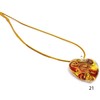 Grace's Accessroies Murano Glass Heart Pendent - Mod. Passione -