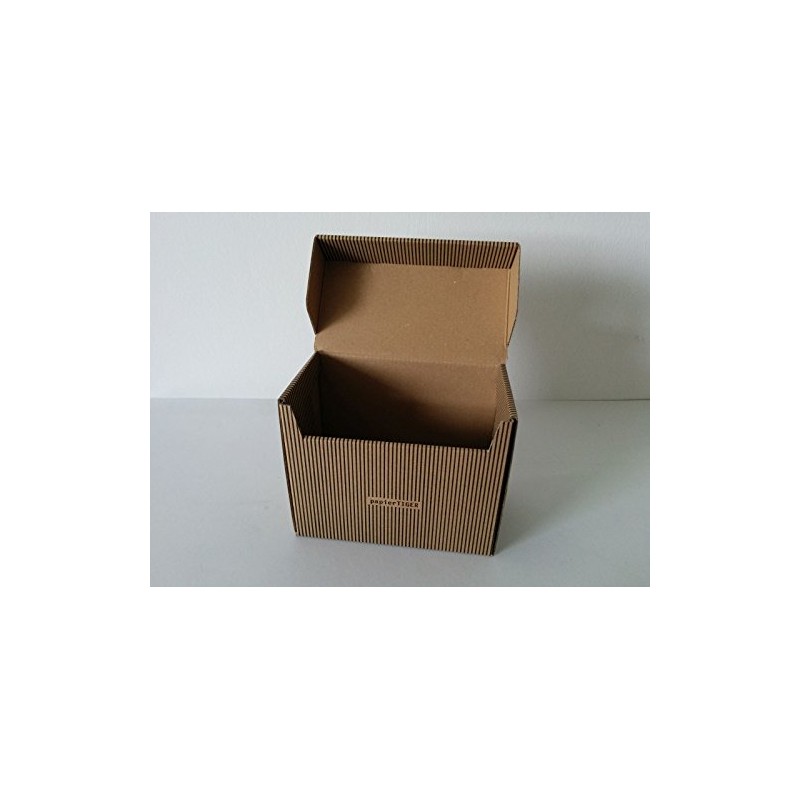 PapierTiger cardboard storage box, striped