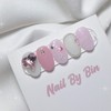 [Handmade Nail Tips] Heart Queen Car Nails - Short Oval