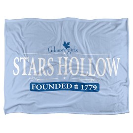 Gilmore Girls Blanket, 60"x80" Stars Hollow Logo Silky Touch Super Soft Throw Blanket