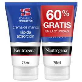 Neutrogena – Quick Absorption Hand Cream – 75 ml Duo (2a to 60%)