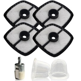 HRuiRed SRM 210 Tune-Up Fuel Line Air Filter Kit for Echo Weed Eater String Trimmer GT-200i GT-200R PE-200 PPF-210 PPF-211 SRM-210 SRM-210i SRM-210SB SRM-210U SRM-211 SRM-211i