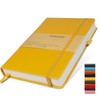 foroxin Lined Journal Notebook, (Yellow), 320 Pages, Medium 5.7 inches
