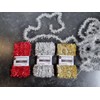 Very Long Christmas Tinsel in Red, Gold Or Silver, 50