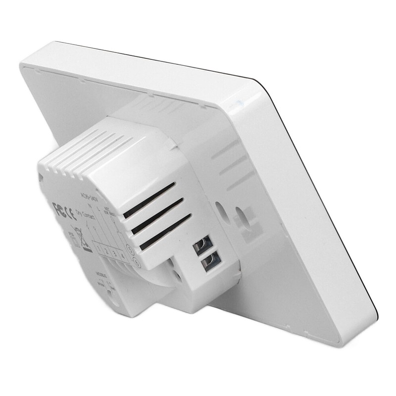 Smart Thermostat Slide Bar Timing Programmable Negative LCD Wifi Voice