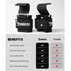 DMoose Fitness Weight Lifting Hooks (Pair) for Deadlifts, Pull Ups,