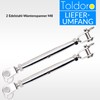 Toldoro 2 x M8 Turnbuckle Tensioner Stainless Steel V4A /
