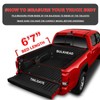 OSOBAK Soft Roll Up 6'7" Truck Bed Cover Compatible for